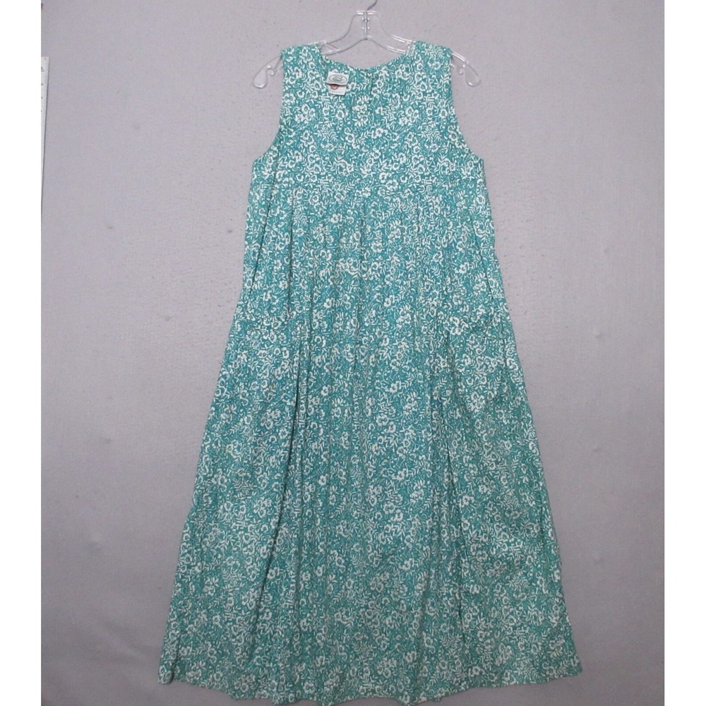 Vintage Laura Ashley Dress 6 Green Floral Made in Ireland Cottage‎ Core Prairie